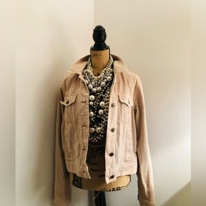 Women's Tan corduroy Jacket Large